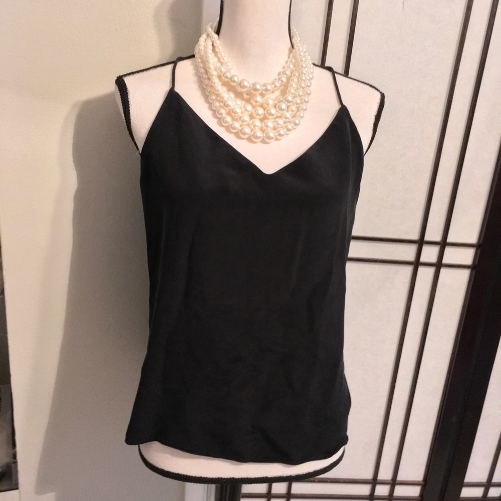 J. Crew Elegant Black Camisole